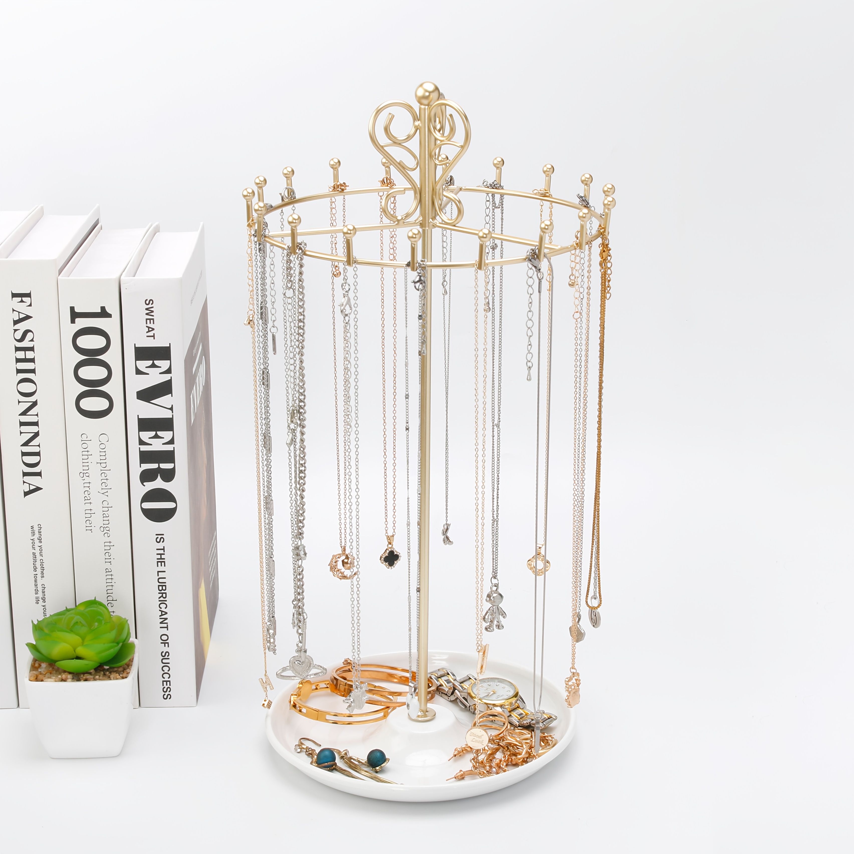Sturdy Metal Holder Jewelry Display Stand