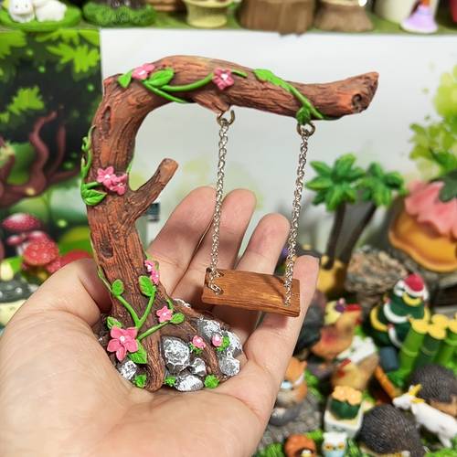 swing tree garden decor vintage stump suitable for succulent plants and indoor table display unique country style gift for outdoor spaces garden decoration living room decor ideal birthday and holiday gifts