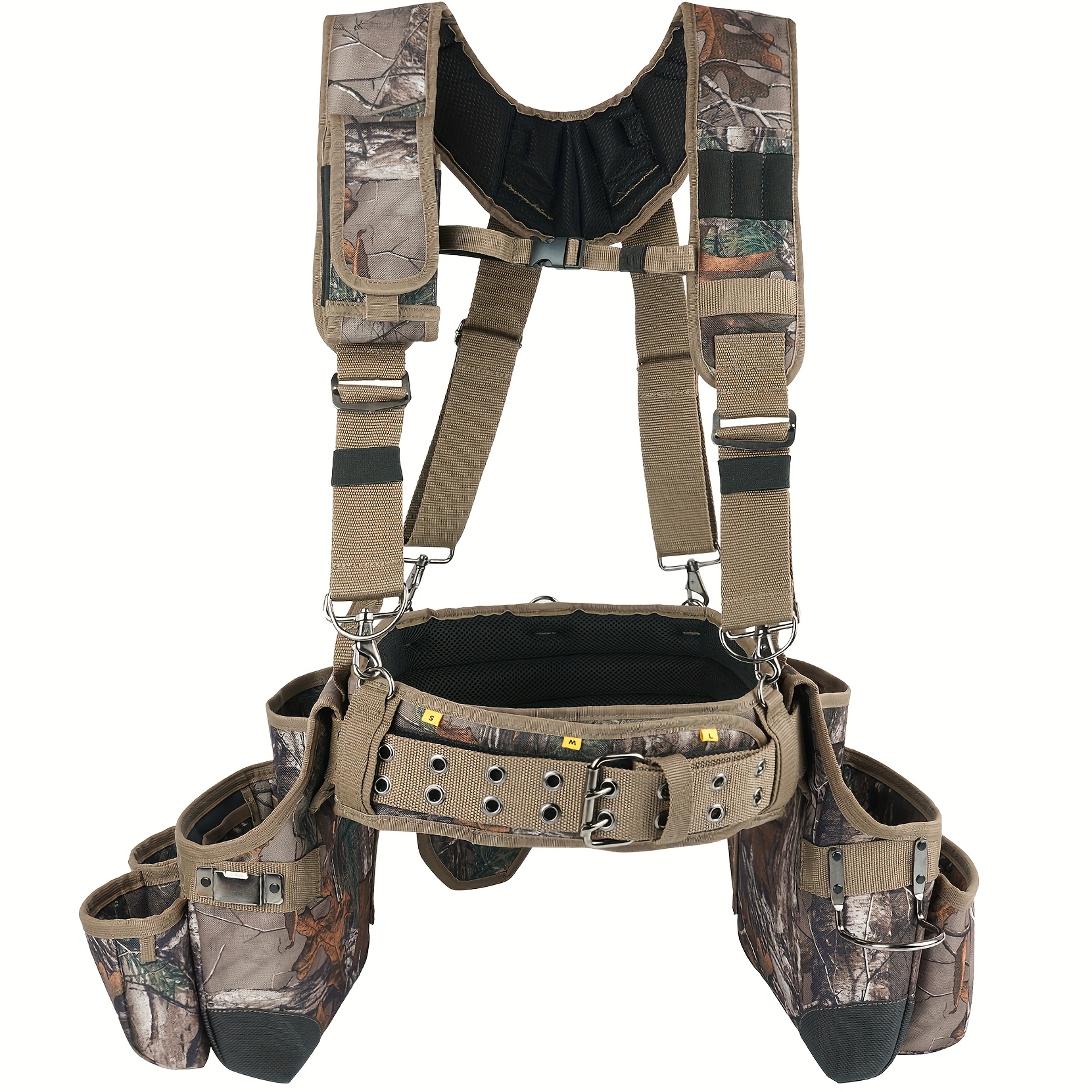 Melotough Tool Belt With Suspenders Tool Bag Suspenders Framers Comb Apron Tool Belt Construction Tool Pouch Builder Heavy Duty Carpenter