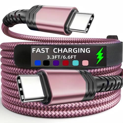 super fast charging type c to type c interface data cable suitable for samsung for iphone 15 for macbook ipad and xiaomi and other devices