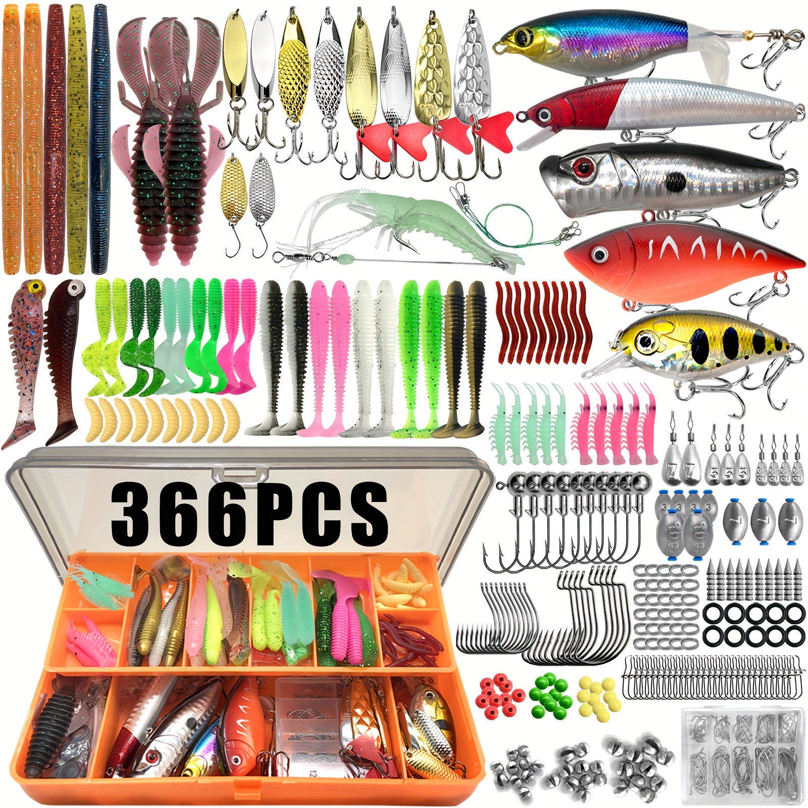 バス釣り引退セット タックルBOXとルアー55個＆シンカー他 楽天市場