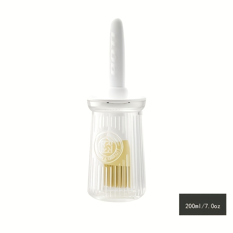 E-shop Silikonöl Pinsel für die Küche, ein hochtemperaturbeständiger Öl Pinsel und Ölflasche kombiniert, zum Würzen, Grillen und für Pfannkuchen; ein