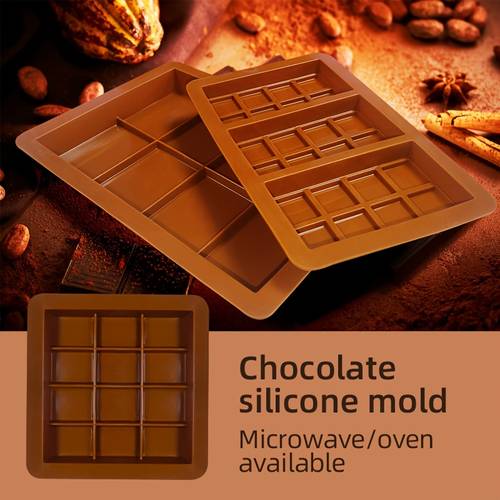versatile silicone chocolate bar mold non release for dates candies snacks holidays like christmas easter halloween thanksgiving