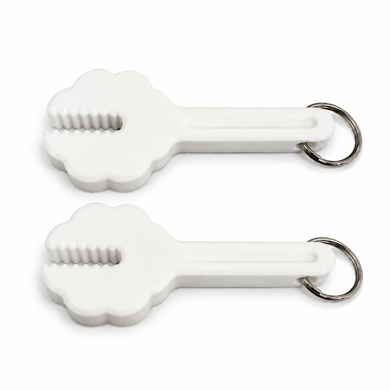 TEMU Lot de 2 porte-clés ouvre-sucres d'orge de , outils d'ouverture d'emballages de bonbons à prise facile, accessoires de porte-clés portables pour