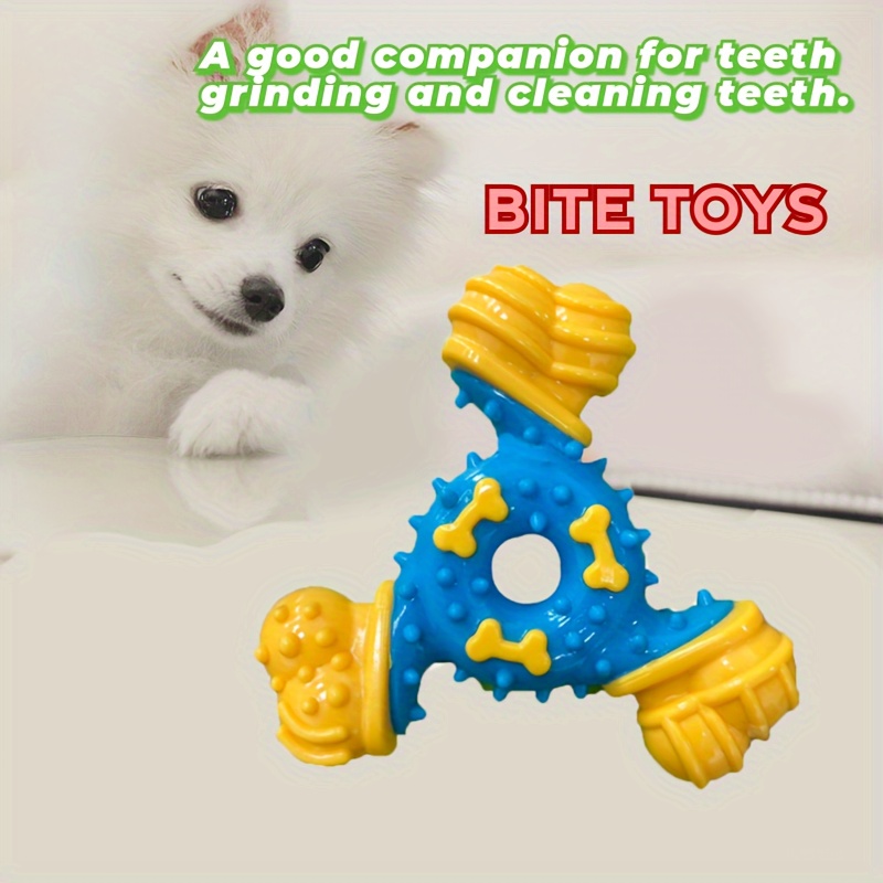 

1pc Pet Molar Toy, Nylon Gum Triangle Bone Bite-resistant Cleaning Stick, Dog Bite Interactive Boredom Toys