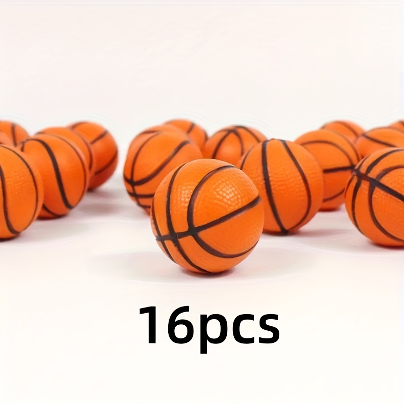 TEMU 9/16 Basketball Party Decor - Polyurethane Basketballs, 4cm, Ideal For Sports-themed Parties, Birthdays, And Graduations, Party Decoration |