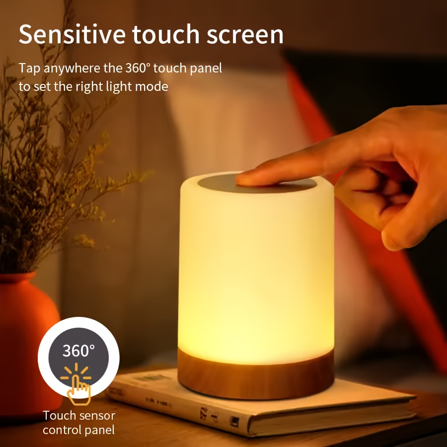 Newly Upgraded Phantom 7-Color 3-Mode Adjustable Portable And Durable Courtyard, Lawn And Garden Spotlight, Touch Lighting Hand-Held Lamp, 1200Mah Rechargeable Battery Portable And Sufficient Battery Life, Soft And Bright Light