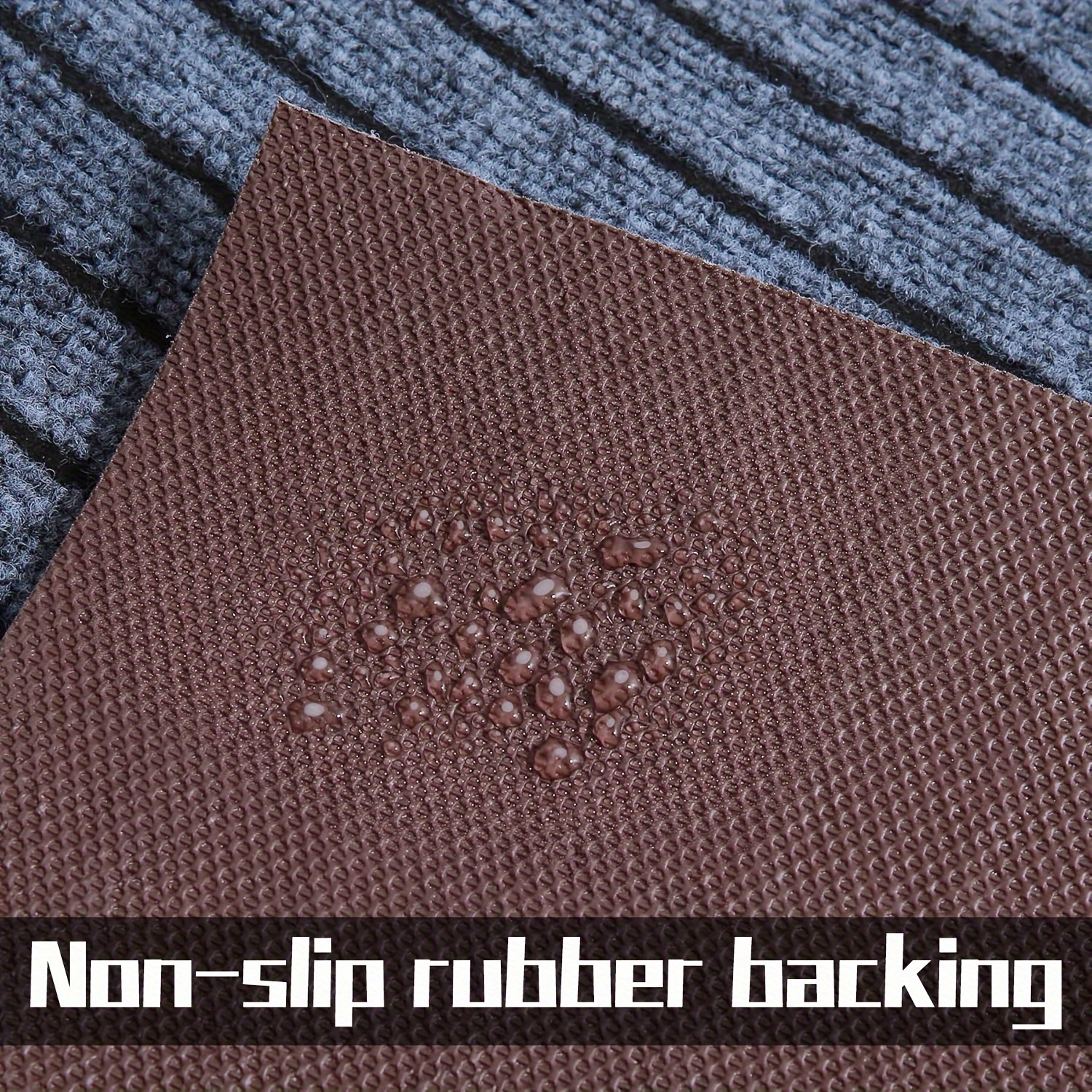 2pcs kitchen carpet striped non slip mat entrance door mat   room laundry bathroom absorbent mat set suitable for   room laundry room bathroom balcony   garage Product details 4