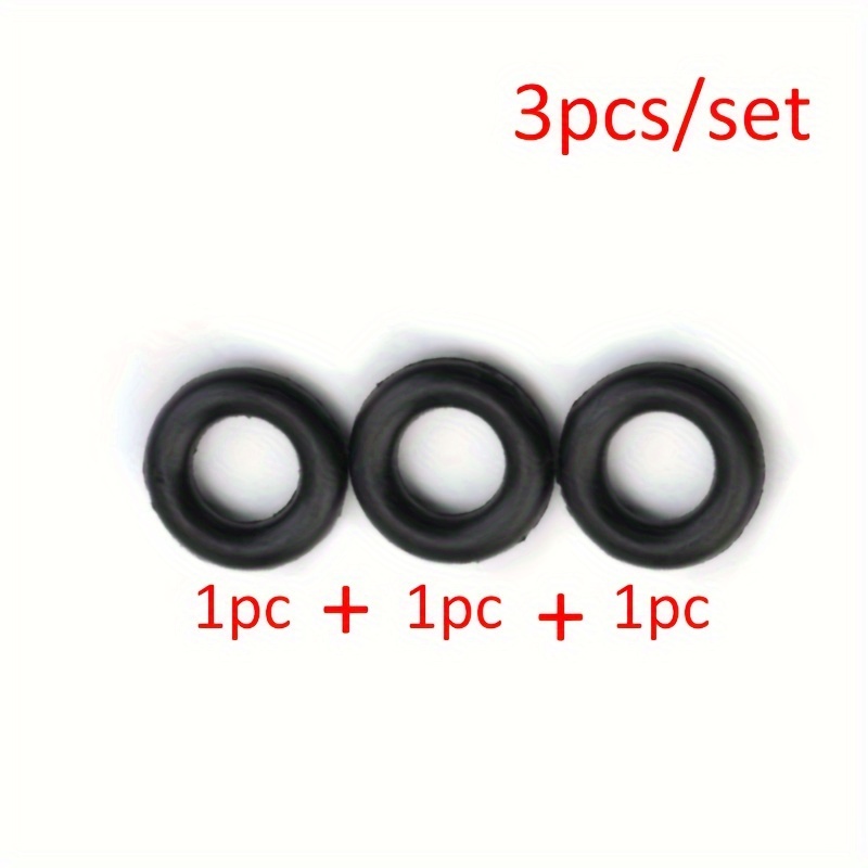 TEMU 3 piezas Anillo de goma para máquina de coser vintage, Enrollador de hilo para máquina de coser Anillo de cuero, Anillo de goma para máquina de