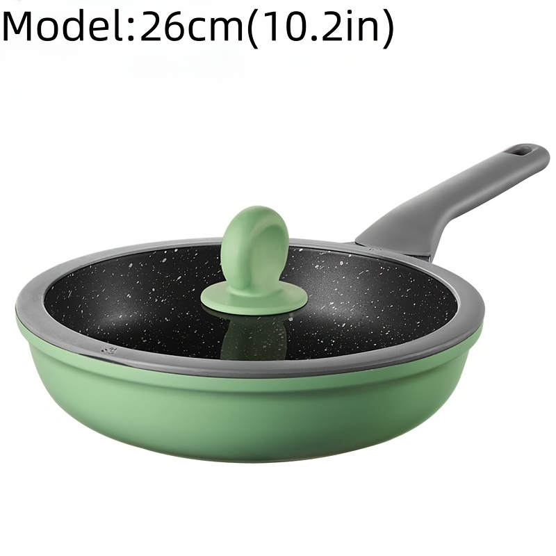 쿡커 킹, 1개 논스틱 프라이팬, 뚜껑이 있는 스킬렛, 커버가 있는 오믈렛 팬, 건강한 계란 팬, 셰프 팬, 주방 요리용 팬,   프리