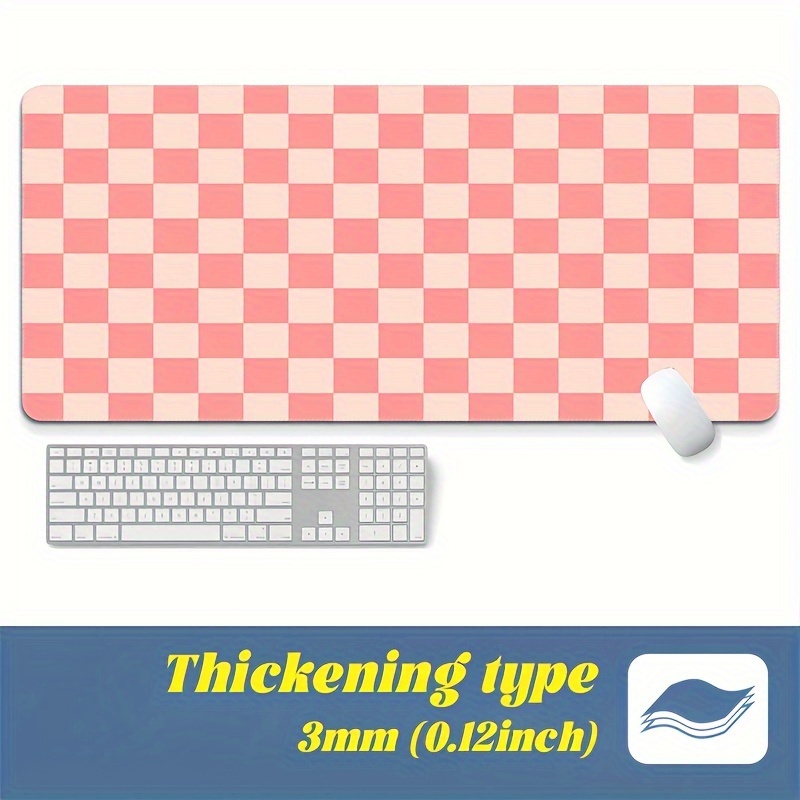 

Checkered Pad, 3mm Thickened, , , For , Electronic , Desk , Pc ,