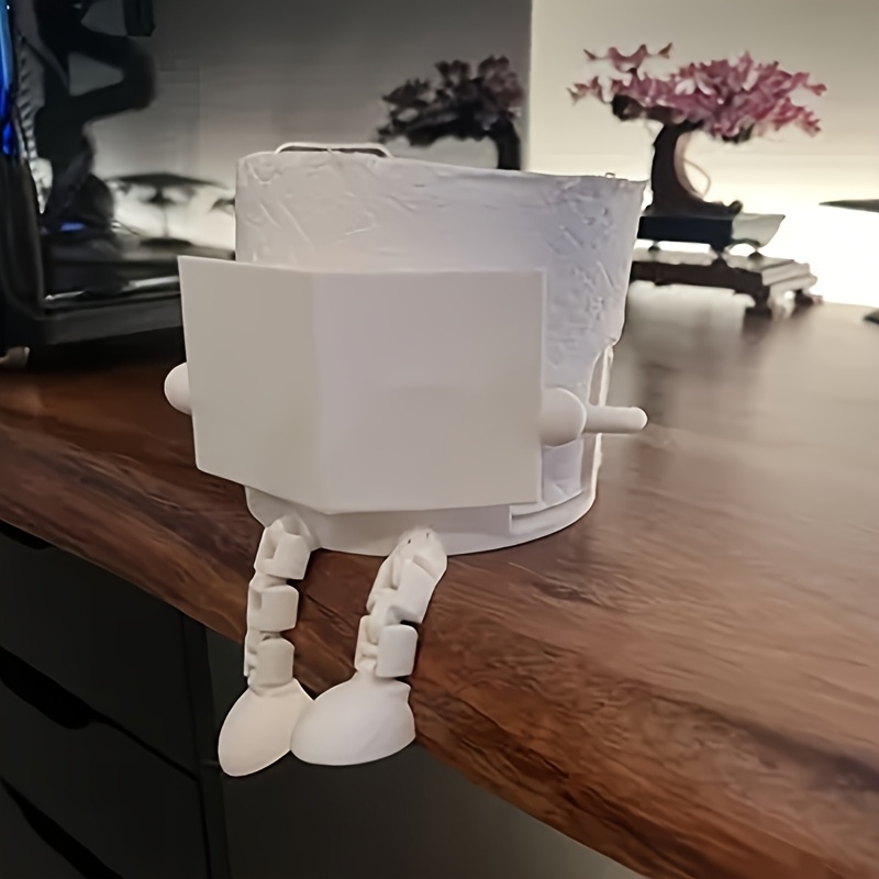 Image of Fun Toilet Paper Holder - Practical And Artistic With Adjustable Joint Design, Suitable For Office, Home Bathroom Or Any Restroom