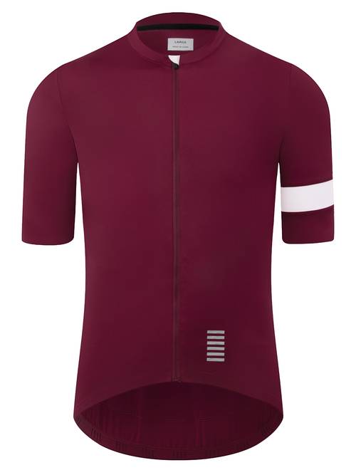 mens summer contrast short sleeve cycling jersey professional high elastic fabric road bike jersey tight breathable moisture wicking quick dry 3 pocket opening and 1 side rear hidden zipper pocket