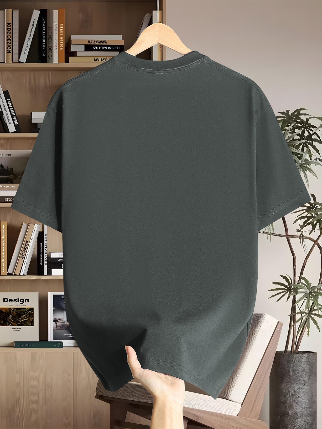 Men'S Short Sleeve T-Shirt | Casual Crew Neck with Slight Stretch, Geometric Pattern, Summer Season, Regular Fit for Adults