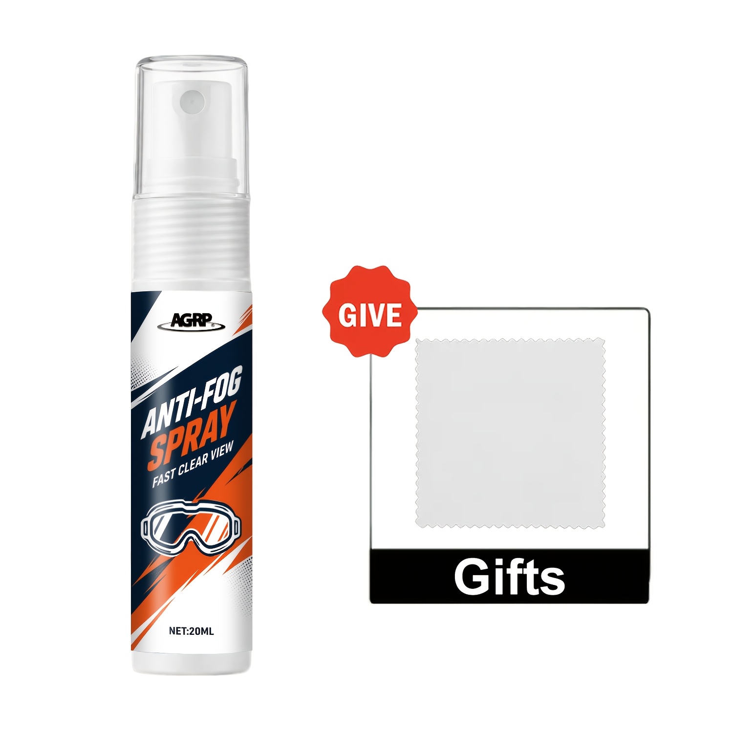 TEMU Spray anti-buée pour lunettes de natation et masque de plongée, idéal pour les activités nautiques, verres et lunettes de sport, favorise une et