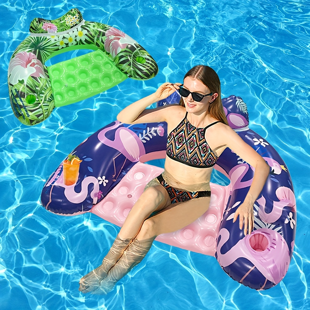 hamaca hidráulica típica de agua - sillón para piscina de pvc con diseño de   de   y  ,   vibrantes, ideal para   en   y  