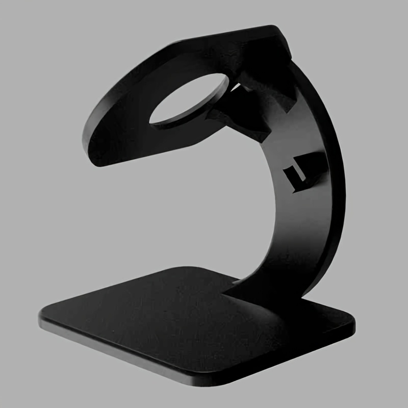 TEMU 1 support de montre intelligente robuste en plastique, support de rangement pour montre avec base stable, support de montre portable, adapté aux
