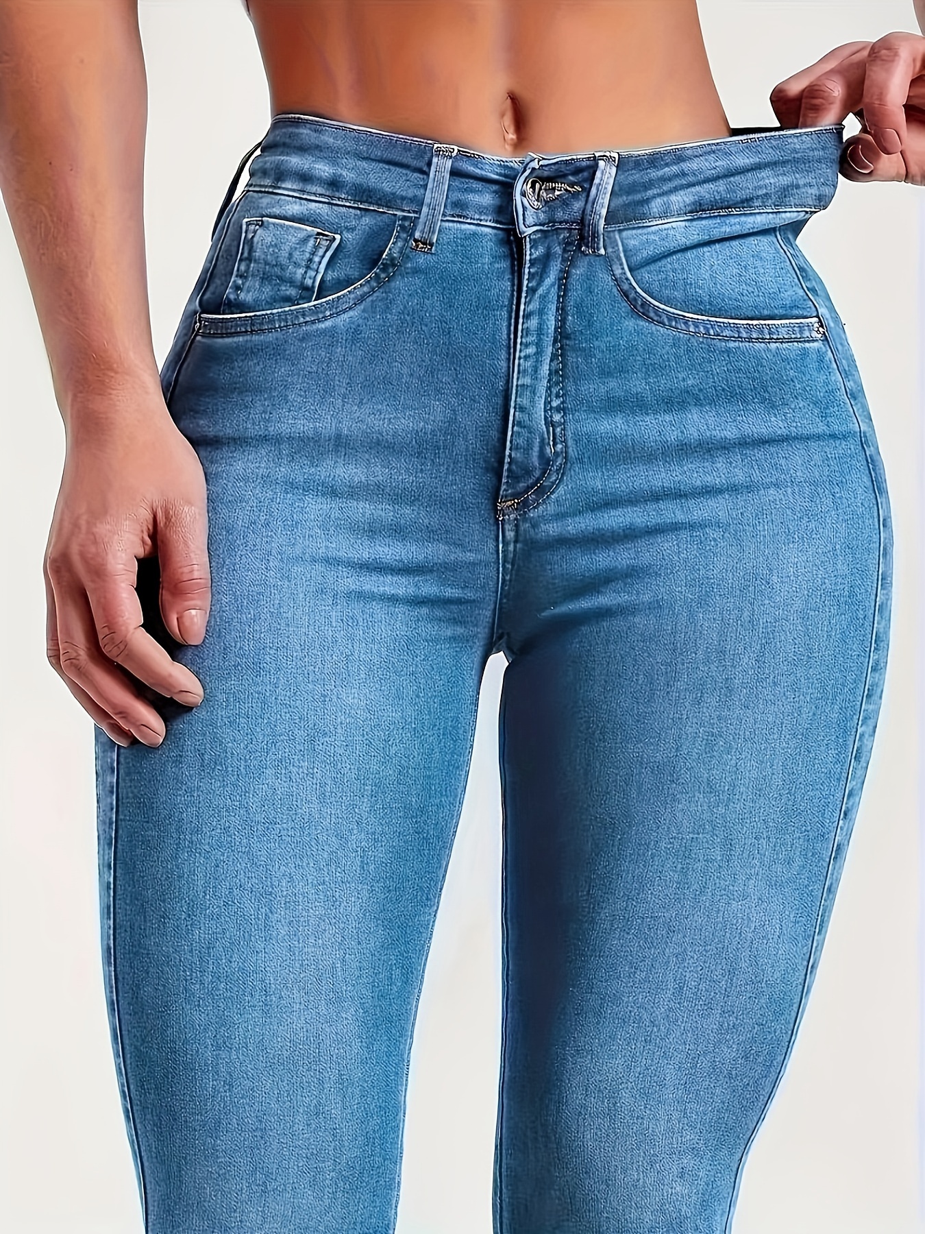 YSABEL MORA Jeans Skinny Elasticizzati - Vita Alta Comfort Cotone Ed Elastan