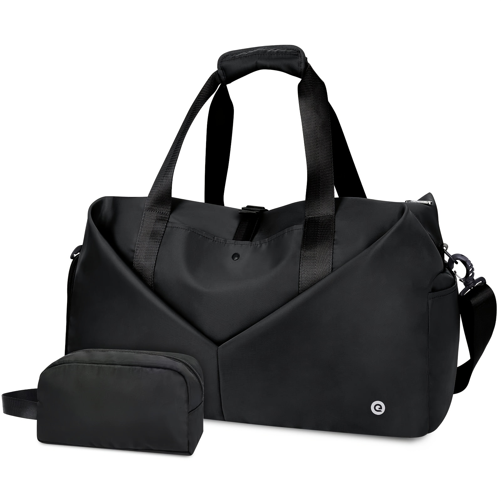 TEMU Gym Tote Bag, Travel Duffle Bag, Lightweight Nylon Large Duffle Travelling Luggage Bag, For Business Trips, Travel, Sports, With Shoulder Strap
