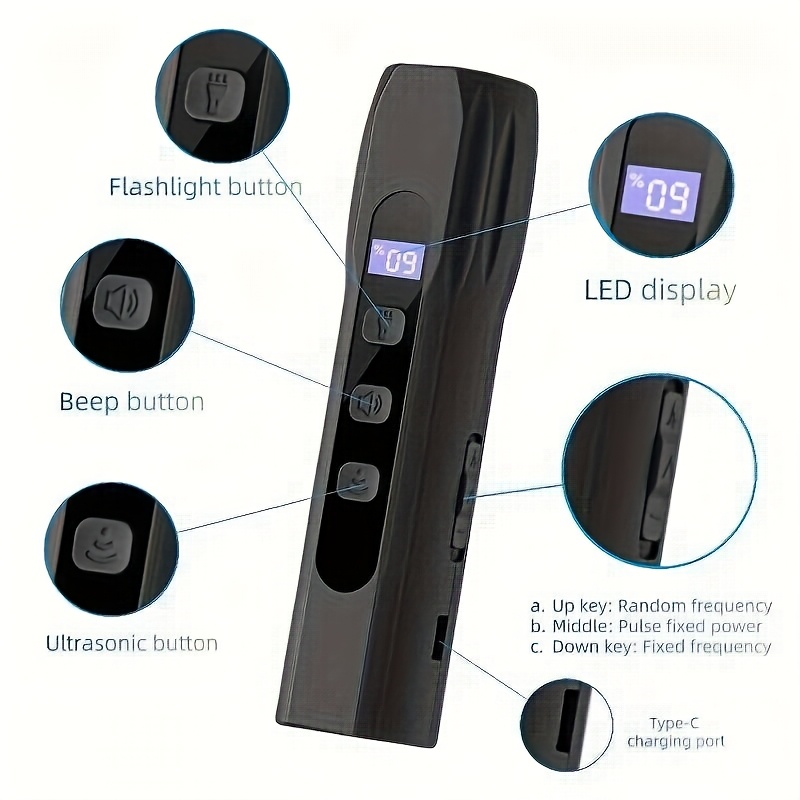   pro smart   dog repellent usb rechargeable 3 channel switching effective in keeping dogs away suitable mothers day gift 0