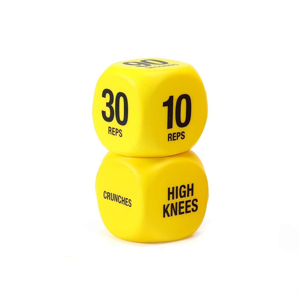 E-shop 2 Fitness-Würfel, 6-seitige Rollenspiel-Yoga-Würfel, ideal als Geburtstags- Weihnachtsgeschenk