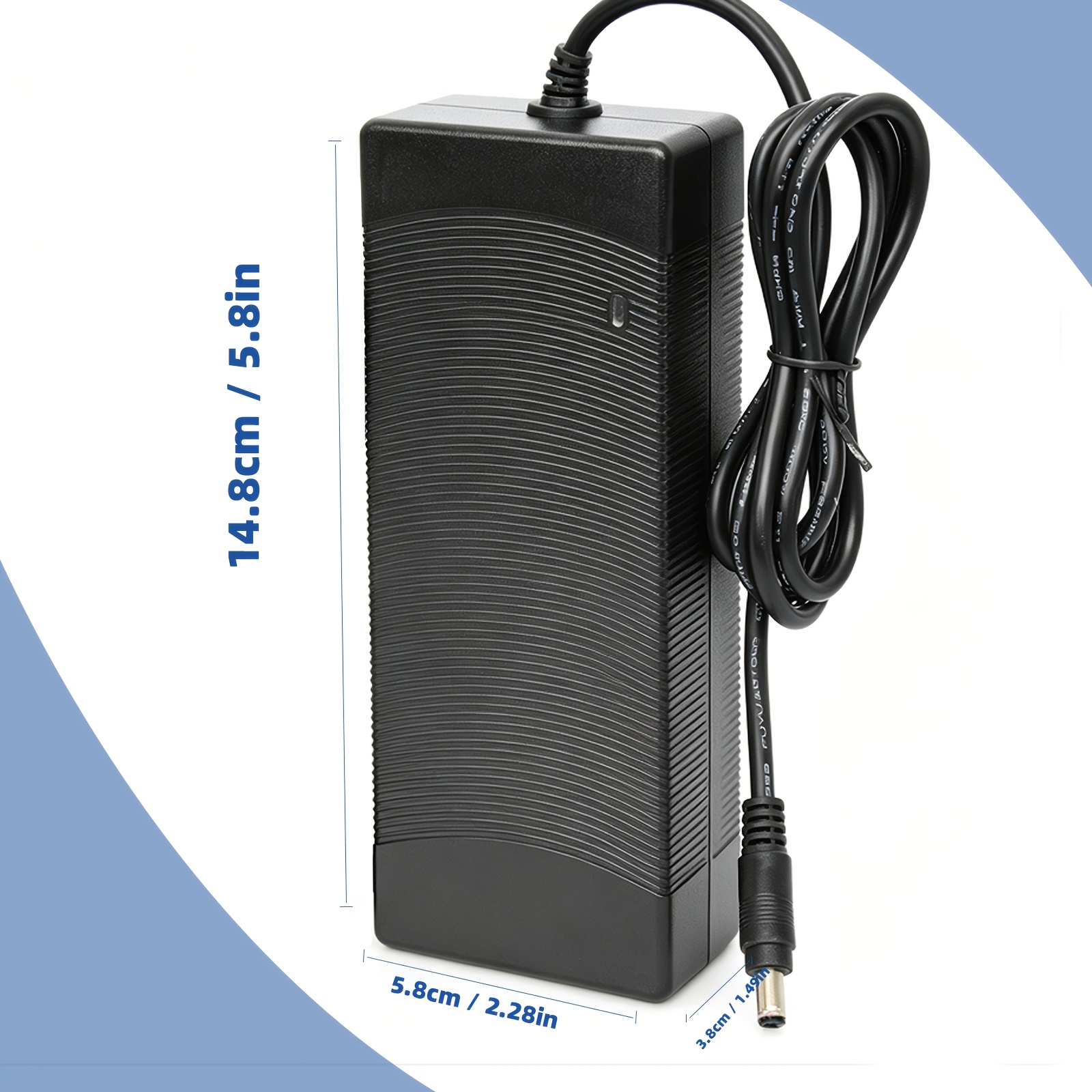 TEMU 42v 2a Scooter Charger For 36v Li- Charger For Electric Scooter Lithium Battery Power Adapter Gxl V2 G2 G2 Plus, Without Battery
