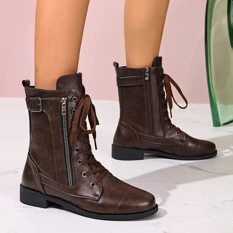 womens fashionable calf boots thick heel - Temu Mauritius womens fashionable calf boots thick heel - Temu Mauritius