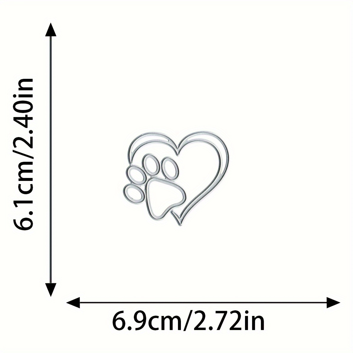 Cute Dog Paw Print Cutting -shaped Template Cutting Die Card Making Tools