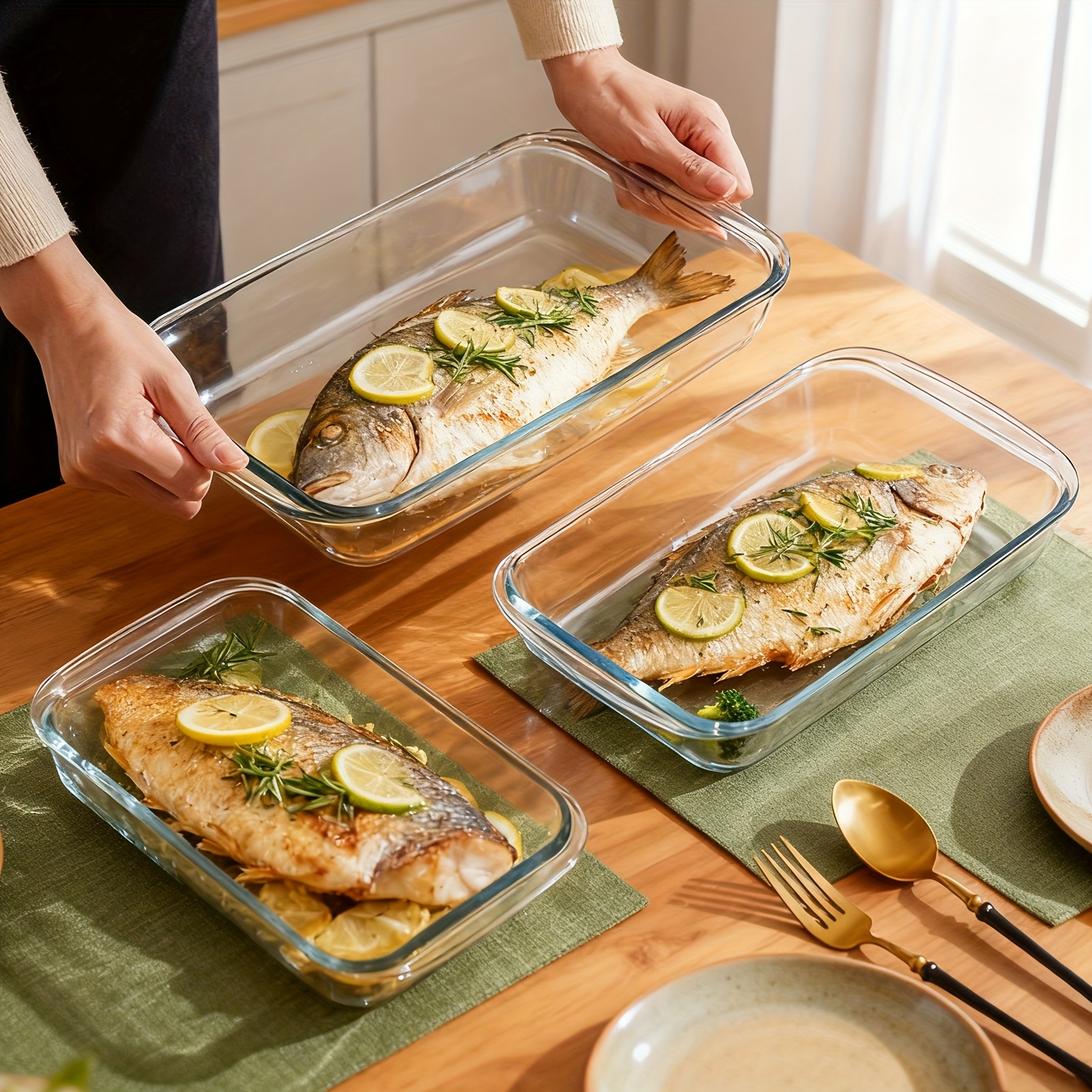 glass baking dish oven glass oblong casserole Temu Australia