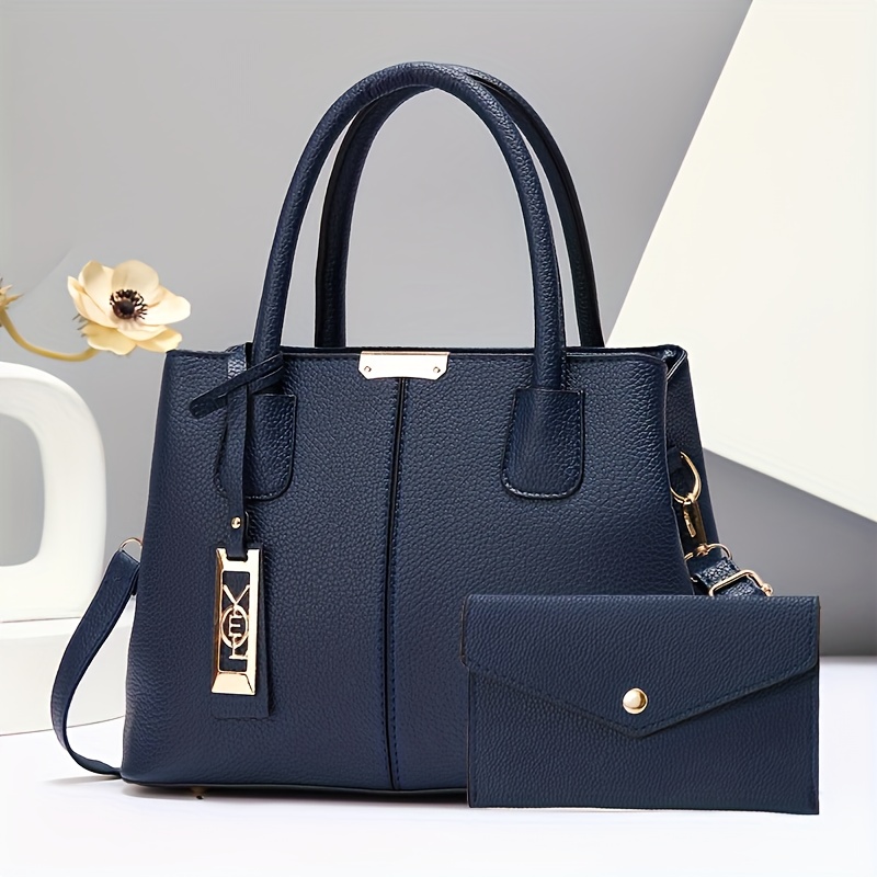 Fashionable Handbag Set For Women, Featuring A Large Capacity Tote, Perfect For Middle-aged Moms, Including Shoulder And Crossbody Options, Ideal For Gifts Of Gratitude