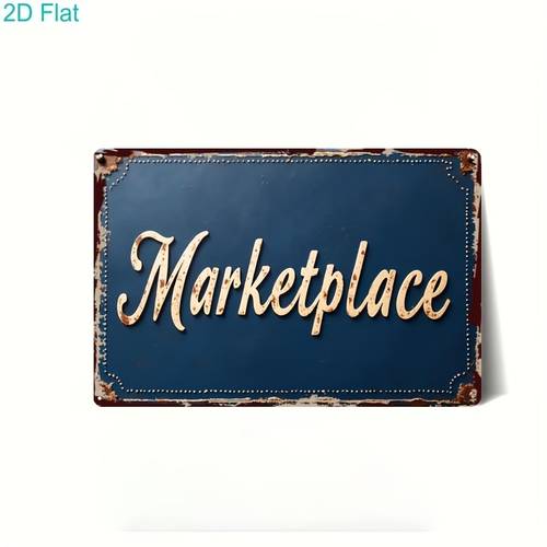 2d flat 2d flat sign vintage metal tin sign retro wall decor farmhouse art home bar wall art 2d flat
