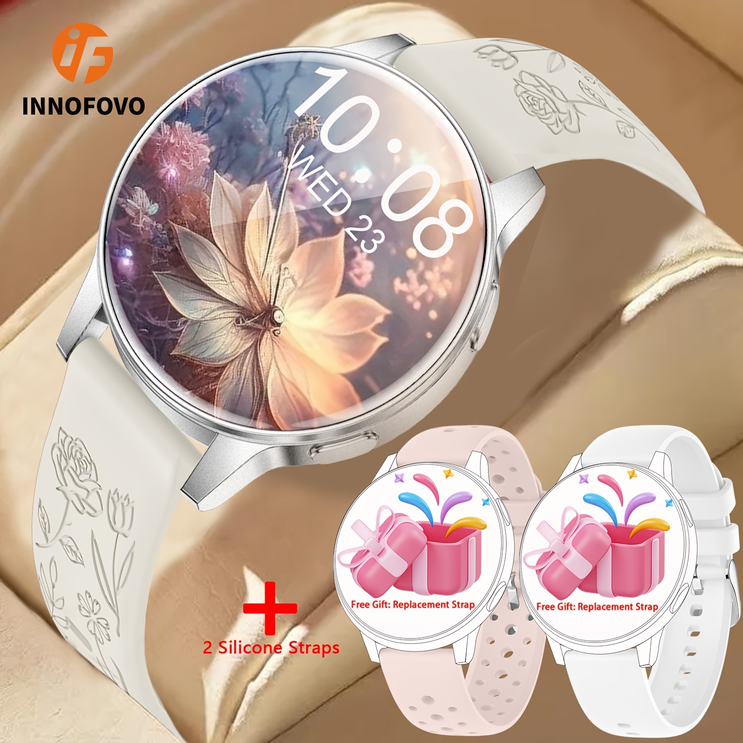 Smart Watch with HD Touchscreen and Voice Assistant