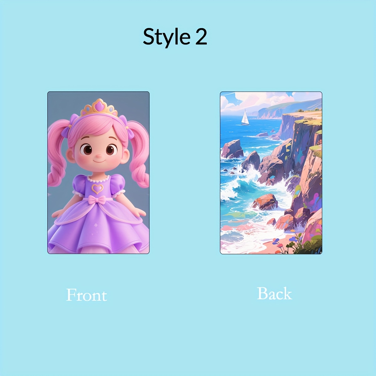 TEMU Customizable Photo Or Text Cards, Personalized Customization, Gifts For Anime Enthusiasts, Wedding Gift Cards, Birthday, Graduation Ceremony