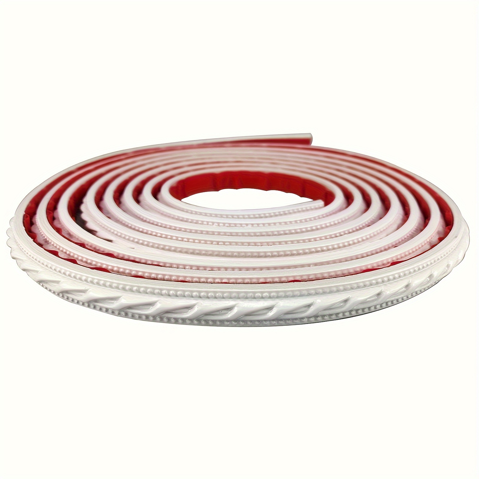 3 Meter/10ft Long Pvc Molding Trim - Removable Wall & Ceiling Paneling With Glossy, Elongated Striped Panels Suitable For Mirror Frames, Picture Frames - Diy Installation