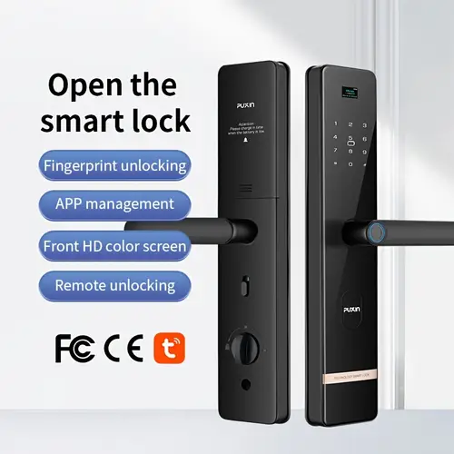 a2 fingerprint lock door intelligent door lock entry door electronic code lock door lock semi automatic