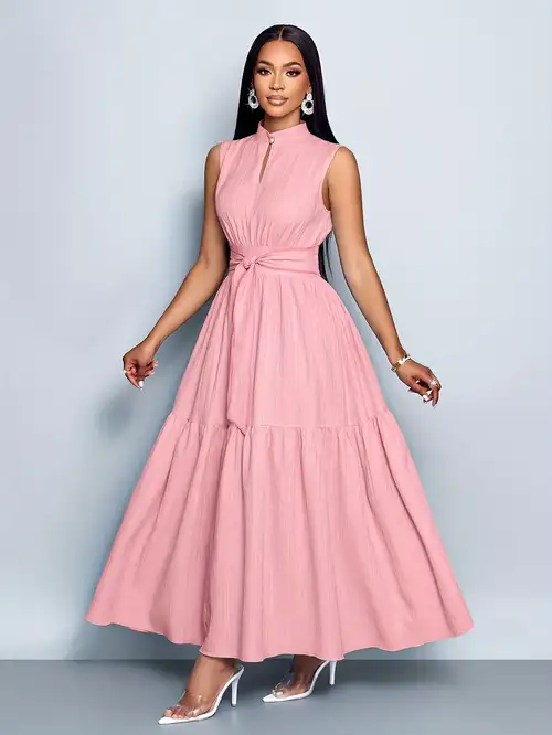 temu orange dress burnt orange color dress sold on Temu United States