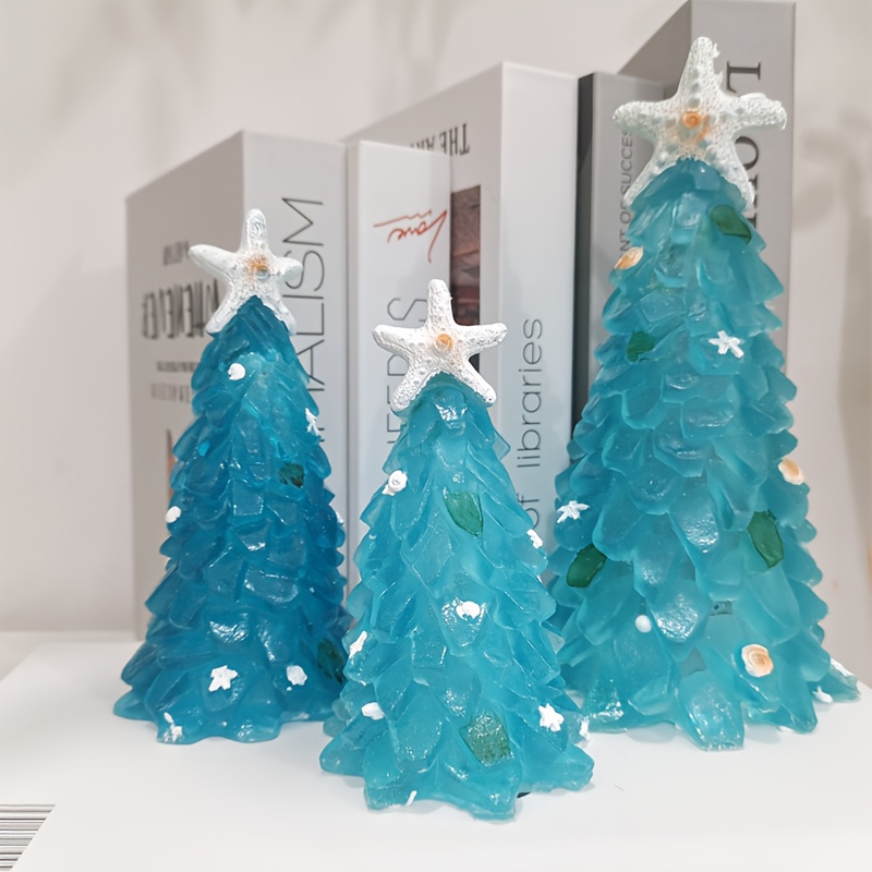 

Resin Christmas Tree, Handmade Mini Christmas Tree, Desktop Decoration, Very Suitable For Christmas, New Year, Home Decoration, Birthday Party Gift