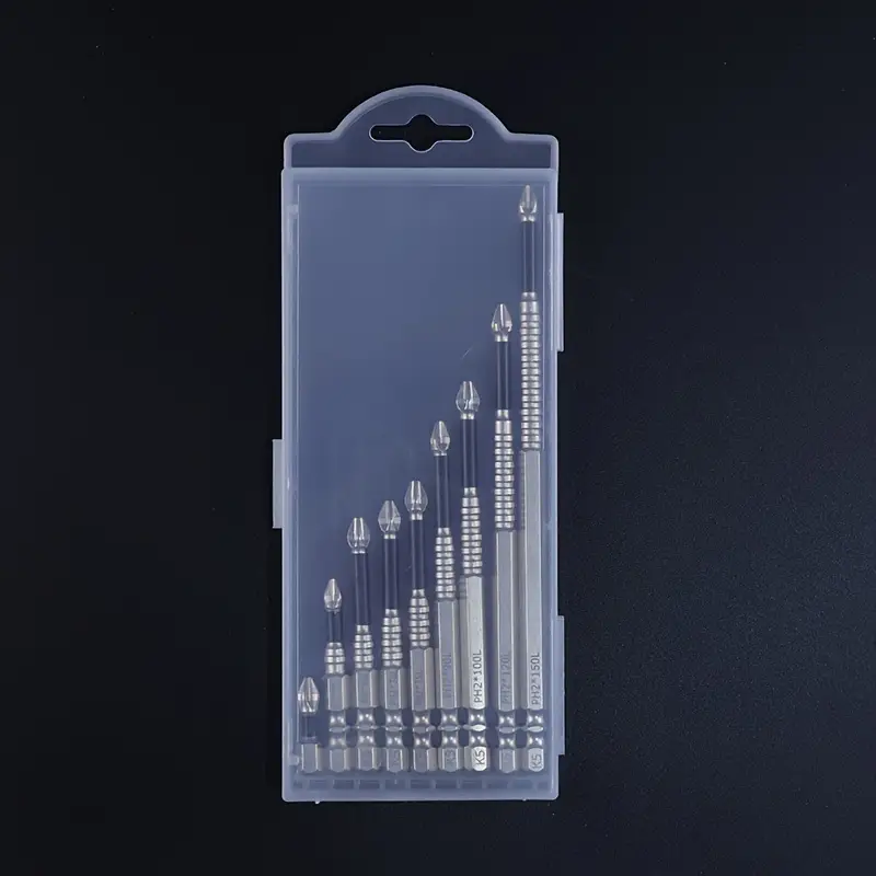 9pcs magnetic cross screwdriver bit set impact resistant k5 alloy steel hex shank drill bits for electric screwdrivers power drill hand drill no battery required screwdrivers for electric drills Product details 2