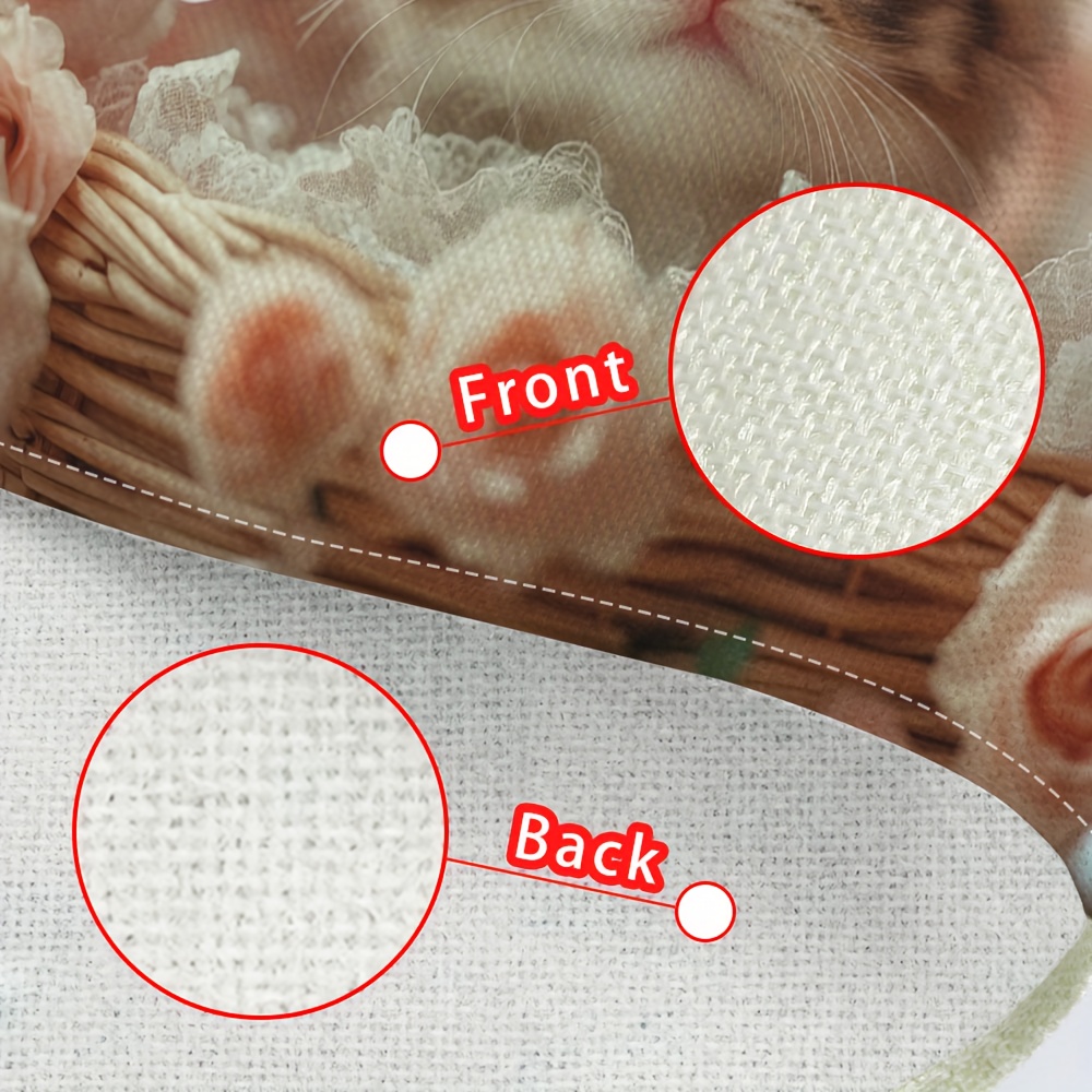Set van 4 placemats met schattig katten design voor tafel_voghion.com