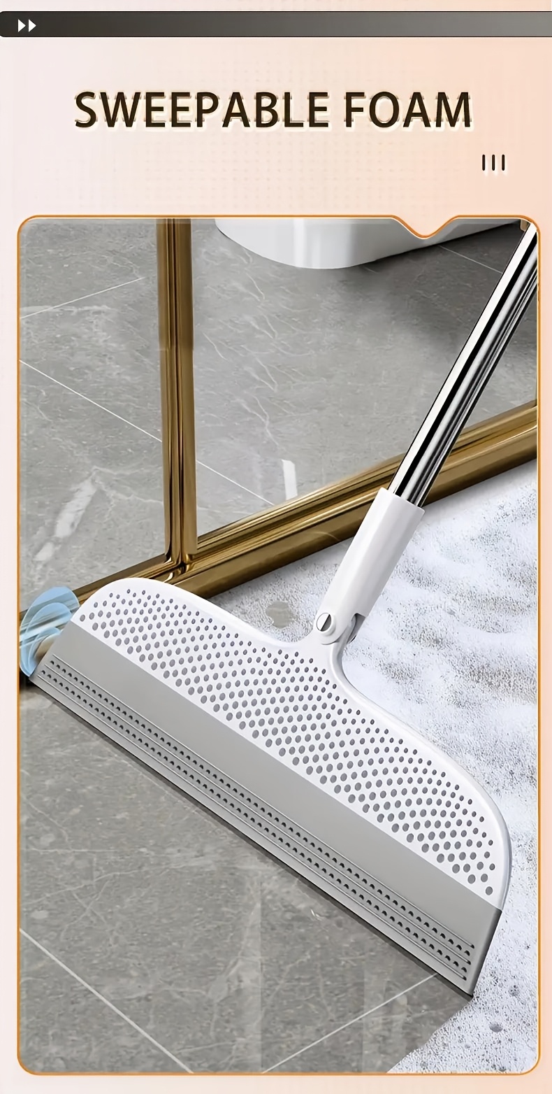 magic cleaning broom wiper squeegee floor scraper for bathroom hair removal sweeper wet dry use cleaning tool Product details 5