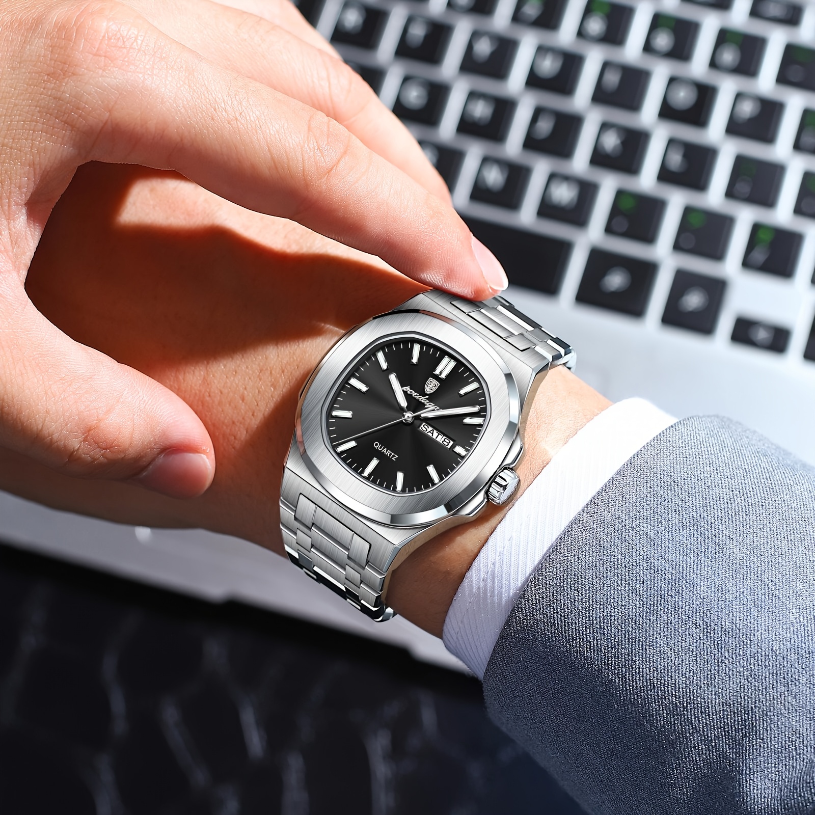 Reloj Malla de metal PODEGAR - Vista alternativa