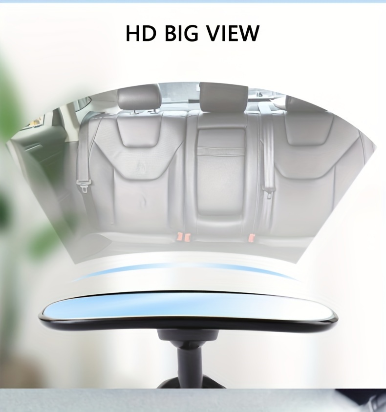 360° Adjustable Wide-Angle Car Seat Mirror - Shatterproof, Fit for Youngsters Safety & Travel details 4