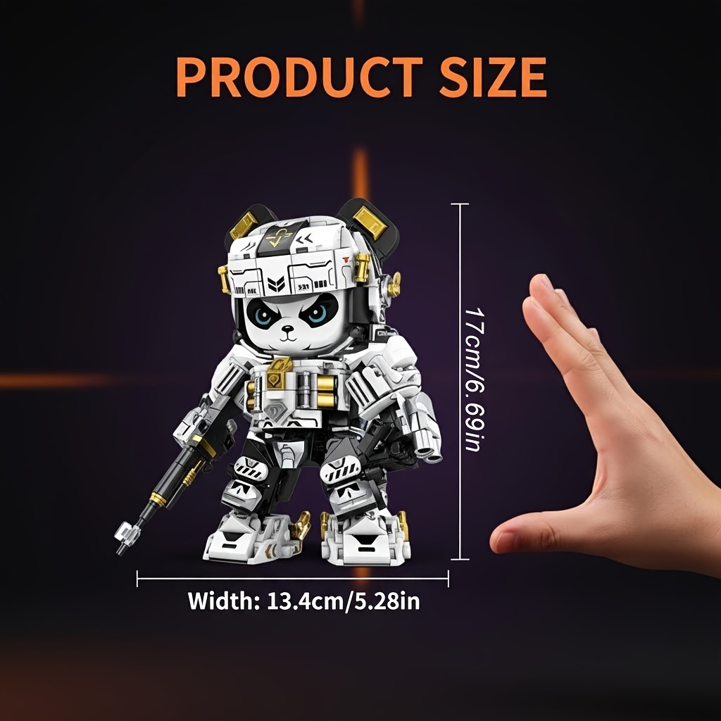 Cute Twelve Zodiac Animal Mecha Building Block Set