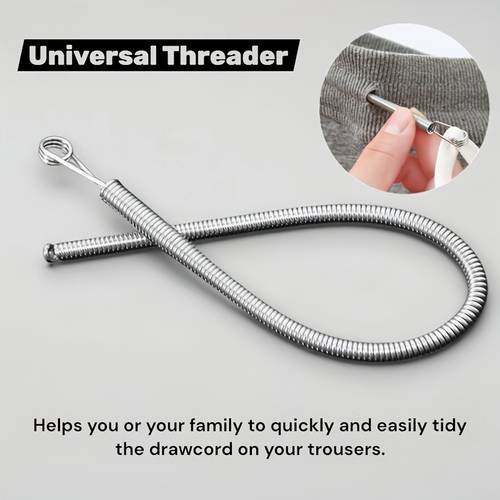 1pc heavy duty spring loaded threader tool with needle effortless threading for sewing knitting quilting crafting non ideal for beginners elderly visually impaired perfect sewing gift for home or quilting accessory sturdy build threading aid beginner sewers