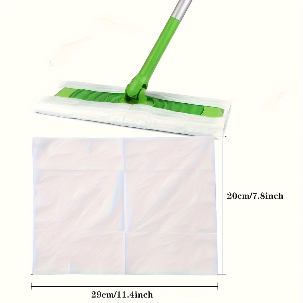 100 Disposable Dust Removal Cloths for Household Use, Electrostatic Mop for Cleaning Floor Tiles And Surfaces
