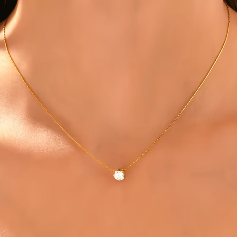 Women's Japanese Style Stainless Steel Pendant Necklace, Elegant Design