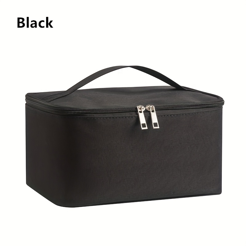 TEMU Portable Makeup Bag, Durable And Wear-resistant, Large Capacity Toiletry Bag, , Unisex, Travel-friendly Storage And Organization Pouch