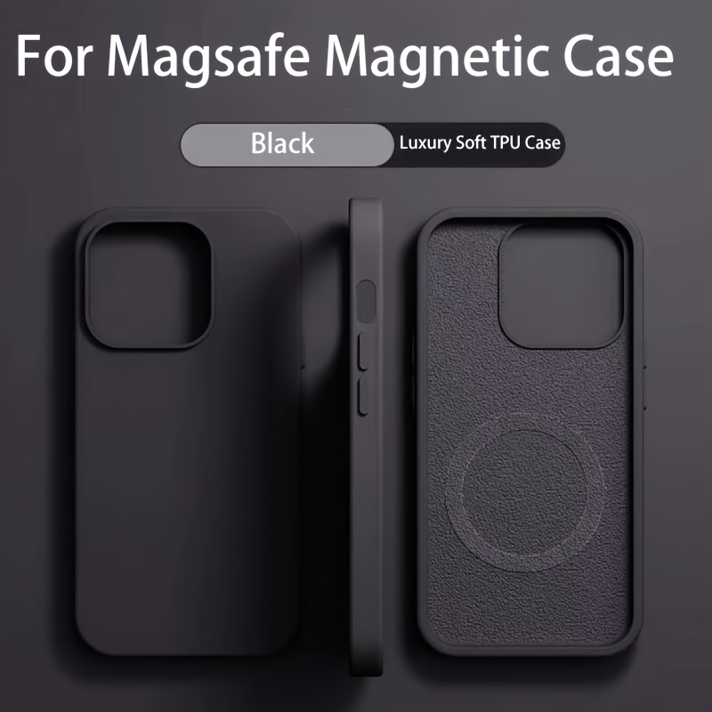 IPhone 16 Pro Matte MagSafe Hülle Mit Standard (Schwarz