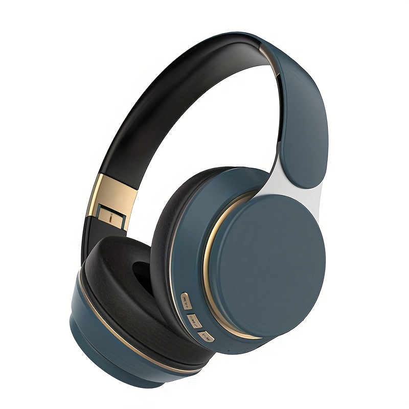 Wireless Over-Ear Headphones with Wireless 5.0, Noise Cancellation, 400mAh Rechargeable Battery - Ideal for Music, Sports, and Gaming - Perfect Gift for Men and Women, Wireless Headphones