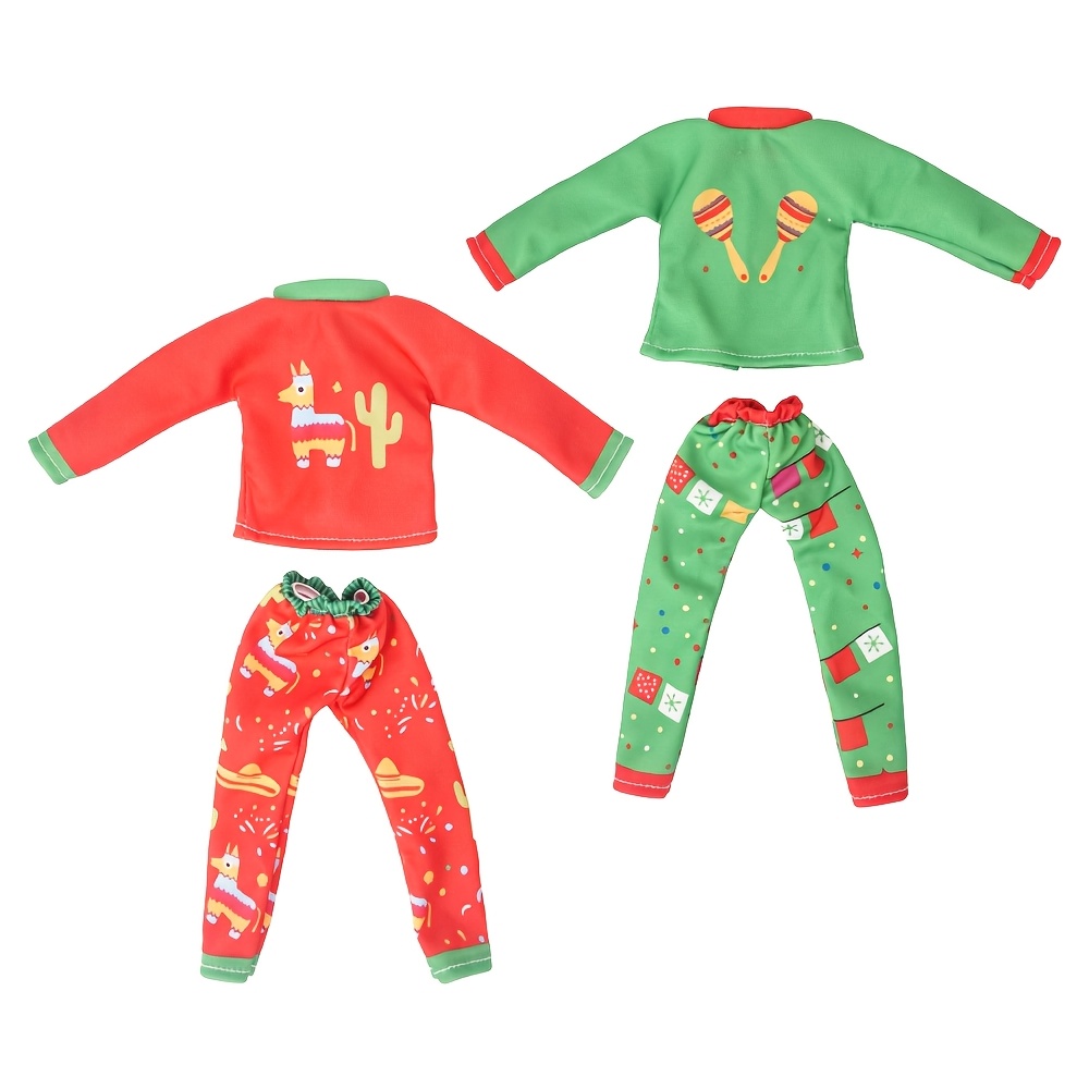 TEMU Ckaynoyi Christmas Elf Props & Gift Wrapping Set With Plastic , Wrapping Paper Suitable For Holiday Parties, Birthdays, Weddings - Multicolor